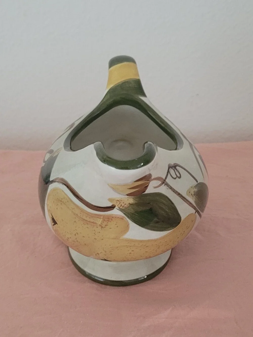 Tabletops Lifestyles Fruit Medley Handpainted Gravy Boat Vintage
